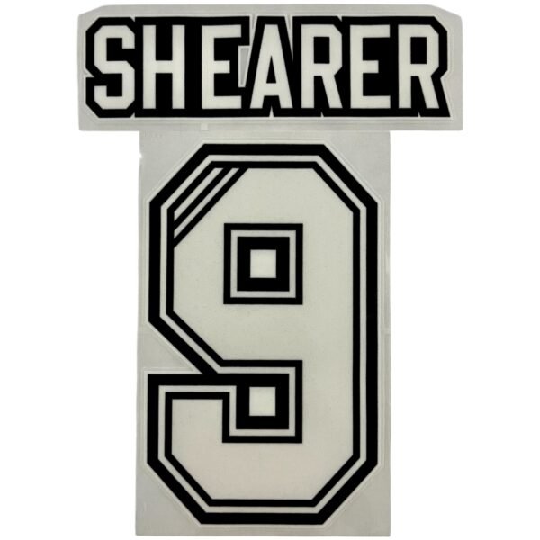 1995-97 Newcastle United Velvet Nameset (Reproduction)
