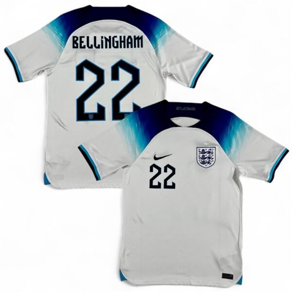 2022-24 England Home Jersey – Bellingham #22 (S)
