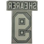 1995-97 Newcastle United Velvet Nameset (Reproduction)