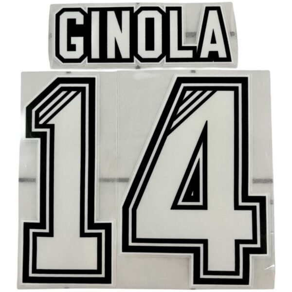1995-97 Newcastle United Velvet Nameset (Reproduction)
