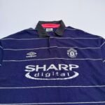 1999-00 Manchester United Away Jersey - Beckham 7 (L)