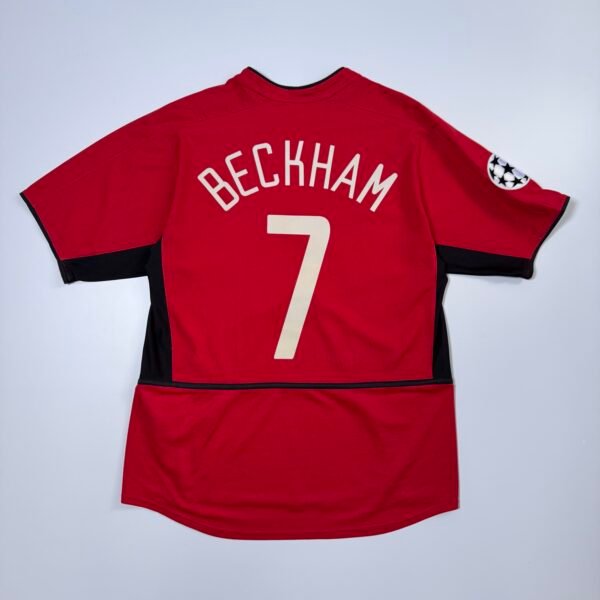 2003-04 Manchester United Home Jersey UCL - Beckham 7 (M)