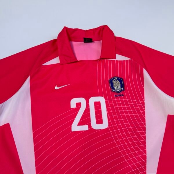 2002 South Korea Home Jersey Worldcup - M B Hong 20 (L)