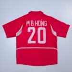 2002 South Korea Home Jersey Worldcup - M B Hong 20 (L)