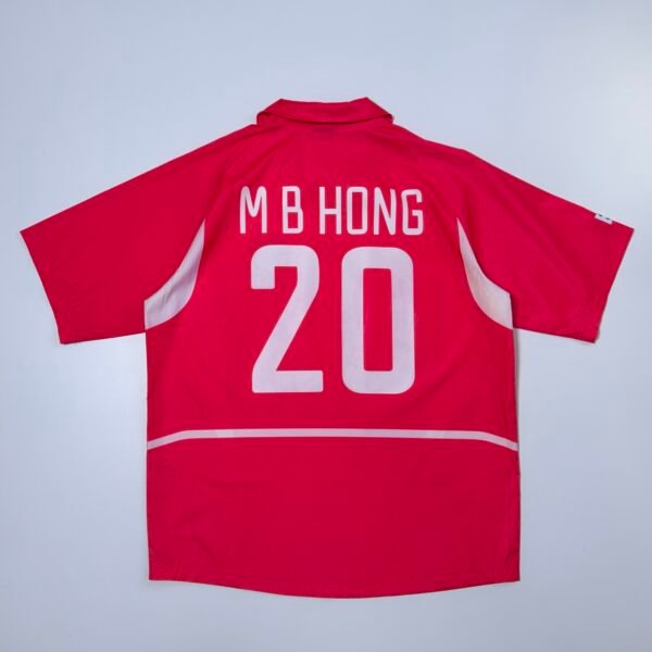 2002 South Korea Home Jersey Worldcup - M B Hong 20 (L)