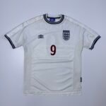 2000 England Home Jersey Euro - Shearer 9 (L)