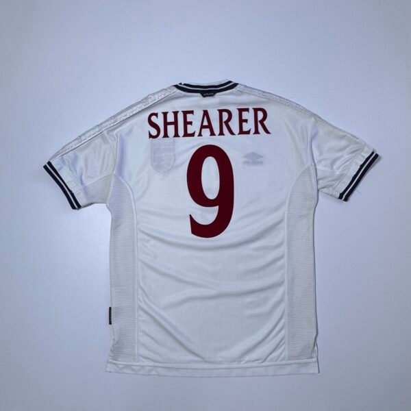 2000 England Home Jersey Euro - Shearer 9 (L)