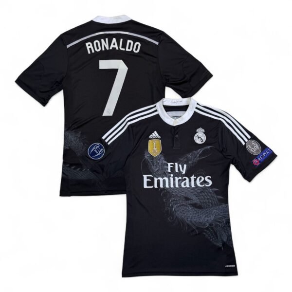 2014-2015 Real Madrid Yohji Third Jersey UCL - Ronaldo 7 (M)