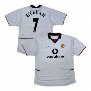 2002-03 Manchester United Away Jersey - Beckham 7 (XL)