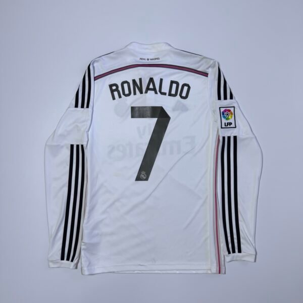 2014-15 Real Madrid Home Jersey Longsleeve - Ronaldo 7 (S)