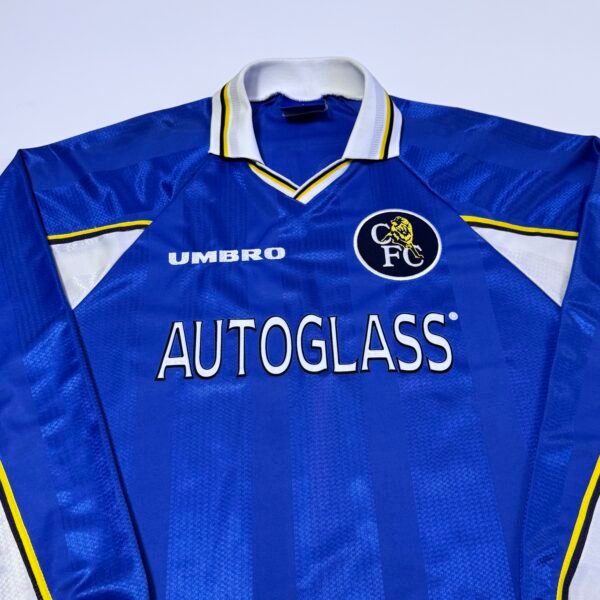 1997-99 Chelsea Home Jersey Longsleeve - Zola 25 (XL)