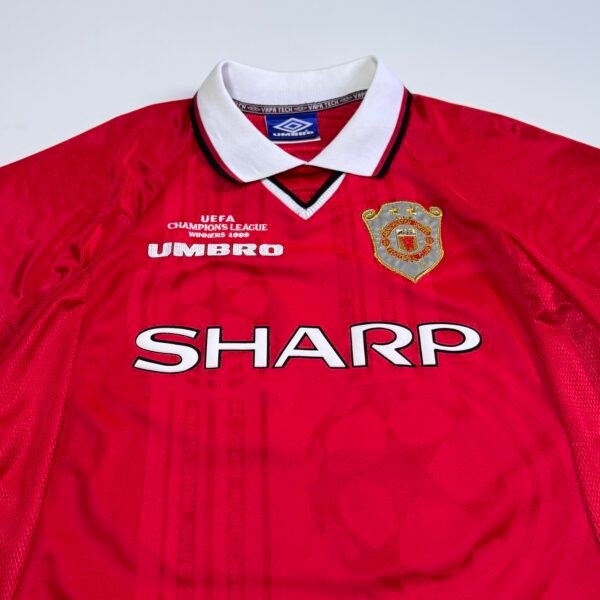 1998-99 Manchester United Home UCL Final Jersey 2star - Giggs 11 (L)