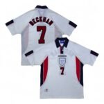 1998 England Home Jersey Worldcup - Beckham 7 (XL)
