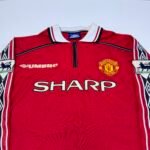 1998-99 Manchester United Home Jersey Longsleeve Treble - Giggs 11 (Y fit to S)