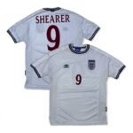 2000 England Home Jersey Euro - Shearer 9 (L)