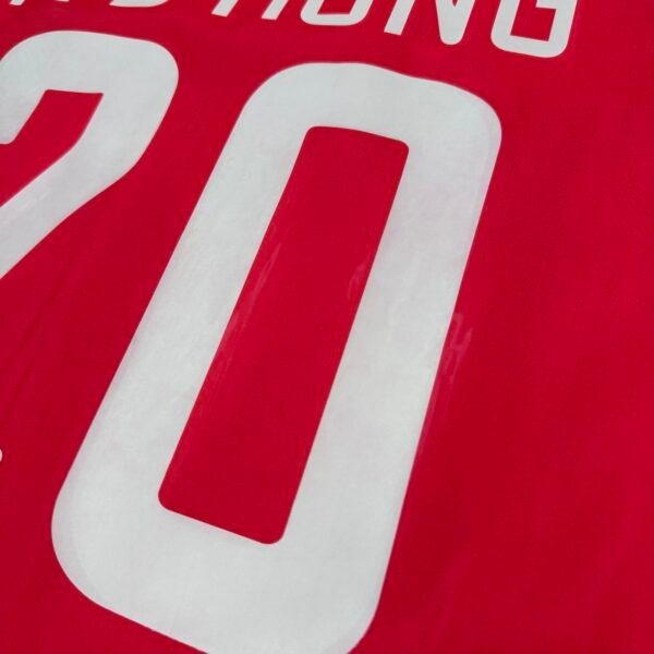 2002 South Korea Home Jersey Worldcup - M B Hong 20 (L)