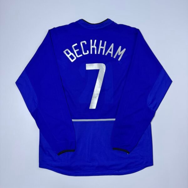 2002-2003 Manchester United Third Jersey Longsleeve - Beckham 7 (XL)