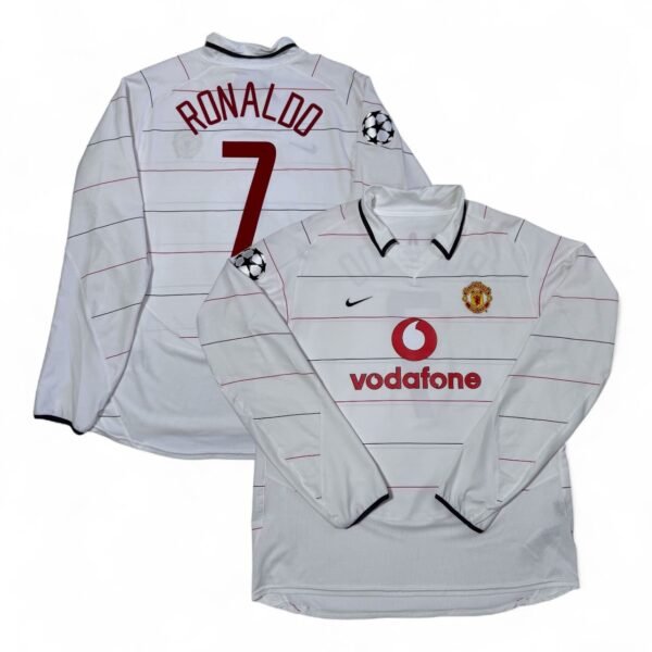 2003-06 Manchester United Third Jersey UCL - Ronaldo 7 (L)