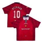 1996-98 Manchester United Home Jersey - Beckham 10 (L)
