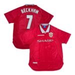 1997-98 Manchester United Home UCL Jersey 1Star - Beckham 7 (L)