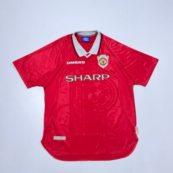 1997-98 Manchester United Home UCL Jersey 1Star - Beckham 7 (L)