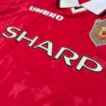 1997-98 Manchester United Home UCL Jersey 1Star - Beckham 7 (L)