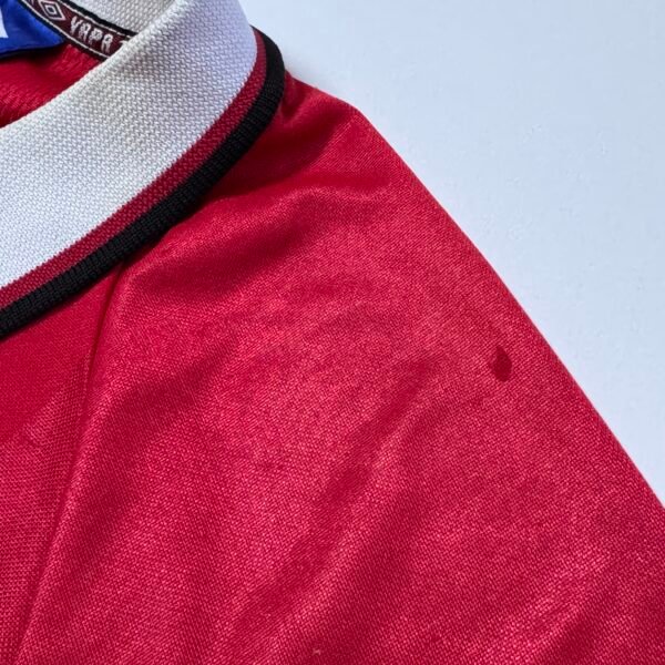1997-98 Manchester United Home UCL Jersey 1Star - Beckham 7 (L)