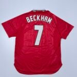 1997-98 Manchester United Home UCL Jersey 1Star - Beckham 7 (L)