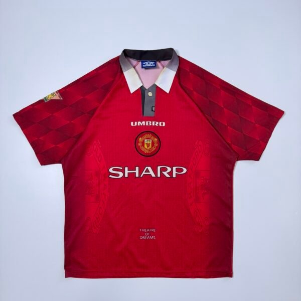 1996-98 Manchester United Home Jersey - Beckham 10 (L)