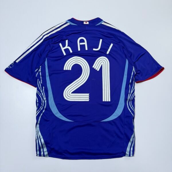 (NOS) (Player Issue) 2006 Japan Home Jersey With Signature & Match Detail - Kaji 21 (L)