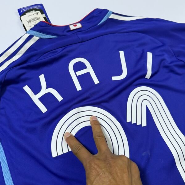 (NOS) (Player Issue) 2006 Japan Home Jersey With Signature & Match Detail - Kaji 21 (L)
