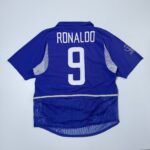 (Player Issue) 2002 Brazil Away Jersey Worldcup - Ronaldo 9 (M)
