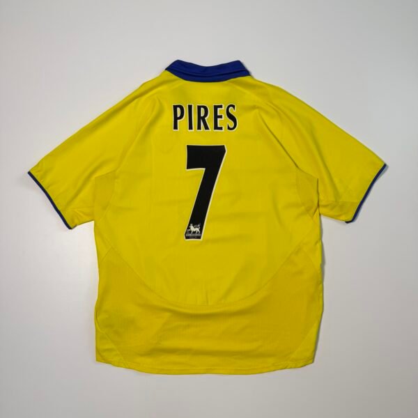 2003-04 Arsenal Away Jersey - Pires 7 (L)
