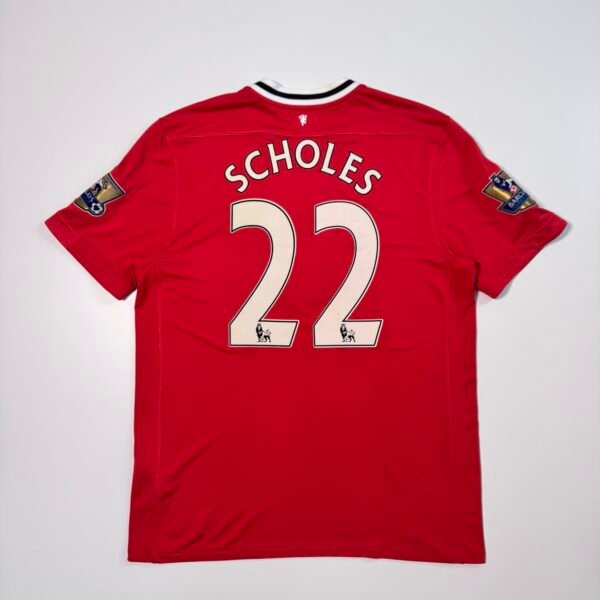 2011-12 Manchester United Home Jersey - Scholes 22 (XL)