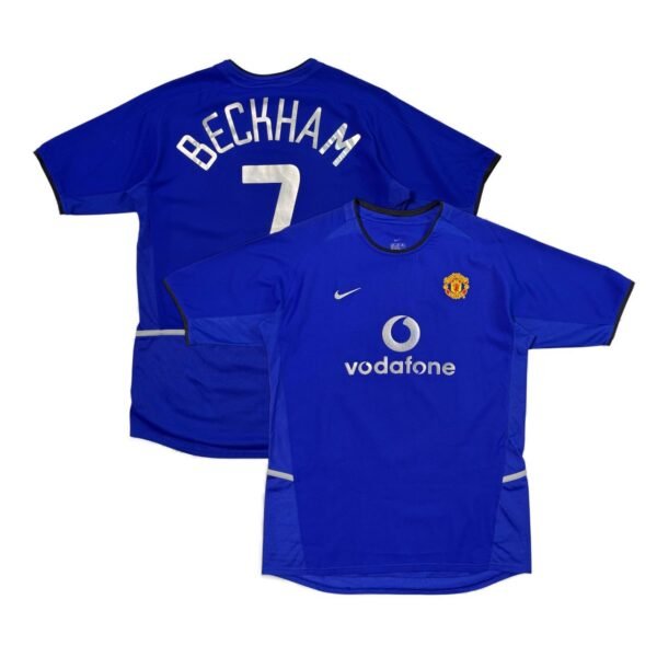 2002-03 Manchester United Third kit Jersey - Beckham 7 (XLB fit to S)