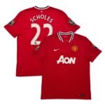 2011-12 Manchester United Home Jersey - Scholes 22 (XL)