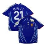 (NOS) (Player Issue) 2006 Japan Home Jersey With Signature & Match Detail - Kaji 21 (L)