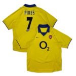 2003-04 Arsenal Away Jersey - Pires 7 (L)
