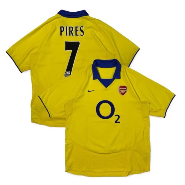 2003-04 Arsenal Away Jersey - Pires 7 (L)
