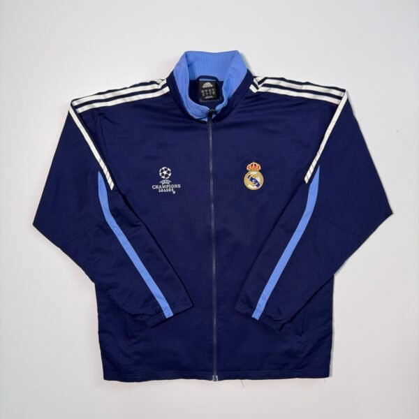 2005 Real Madrid Adidas UCL Track Jacket (M fit to L)