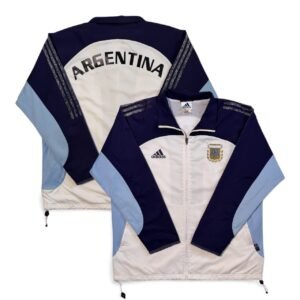 2002 Argentina Adidas Track Jacket (M fit to L)