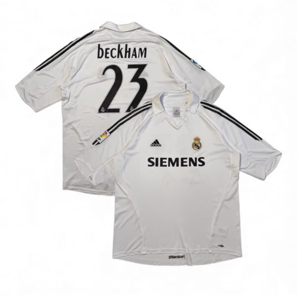 2005-06 Real Madrid Home Jersey - Beckham 23 (XL)