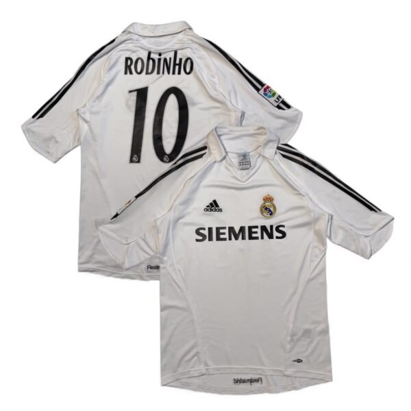 2005-06 Real Madrid Home Jersey - Robinho 10 (S)