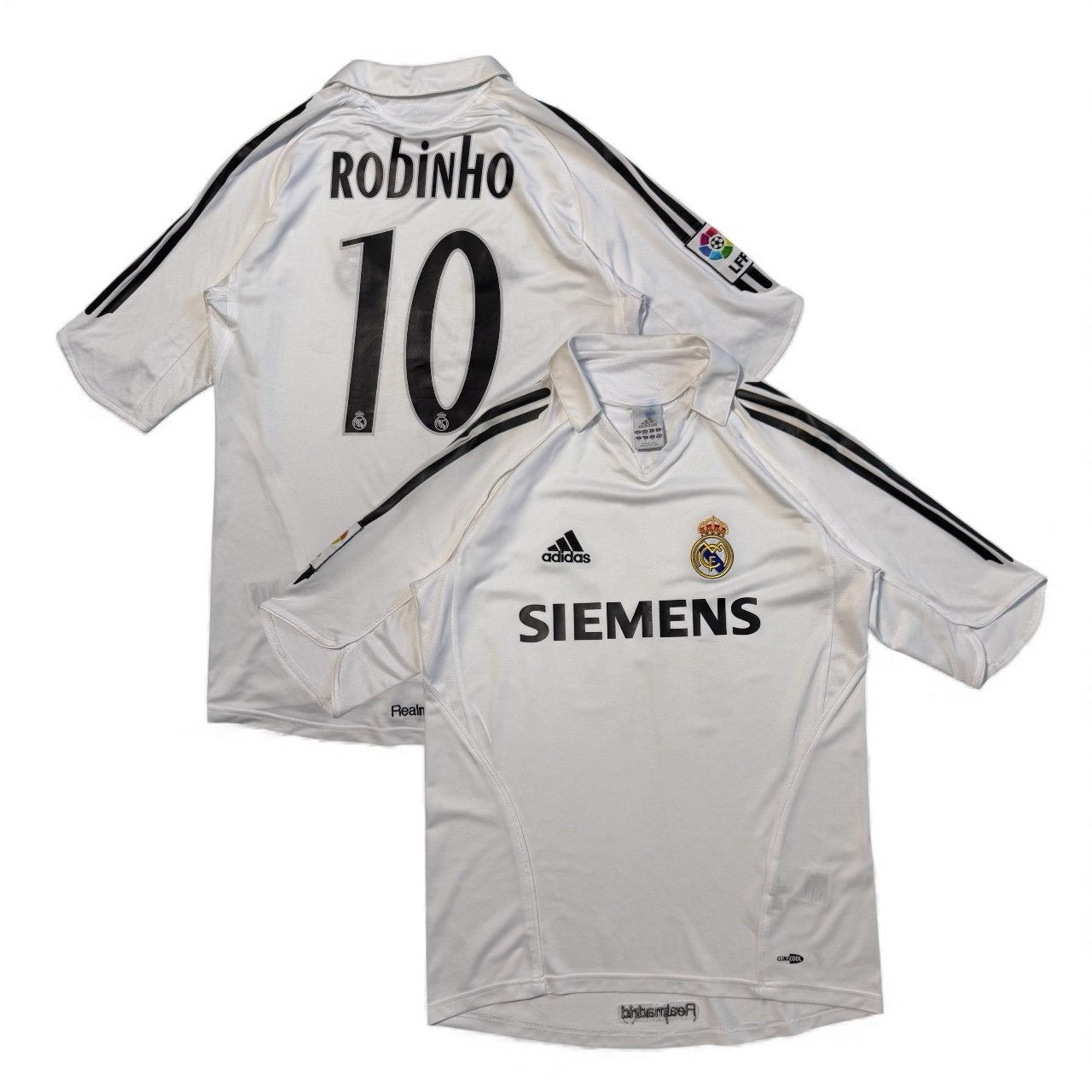 2005-06 Real Madrid Home Jersey - Robinho 10 (S)
