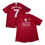 2008-09 Manchester United Home Jersey - Ronaldo 7 (L)