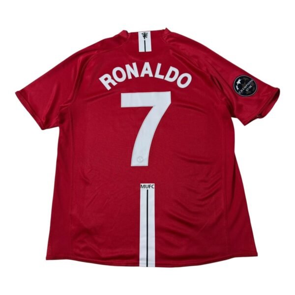 2008-09 Manchester United Home Jersey - Ronaldo 7 (L)