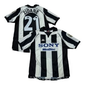 1997-98 Juventus Home Jersey - Zidane 21 (L)