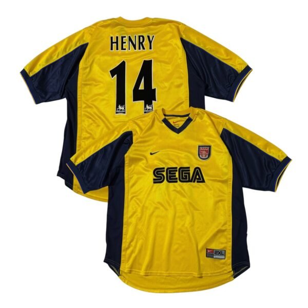 1999-00 Arsenal Away Jersey - Henry 14 (XXL)