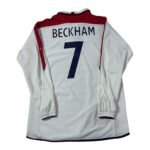 2004 England Home Longsleeve Jersey Reversible - Beckham 7 (L)