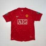 2007-08 Manchester United Home Jersey - Scholes 18 (M)